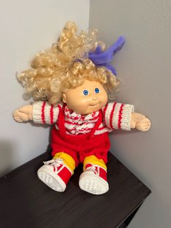 Cabbage Patch Kids Doll Blonde Curly Hair