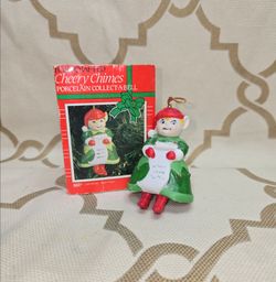 Giftco Cheery Chimes Collect-A-Bell Handcrafted "Elf Christmas Ornament" (1986)