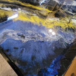 EXOTIC  Custom End Tables.  IT GLOWS IN THE DARK ALSO