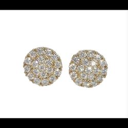Diamond Cluster Earrings Vvs 