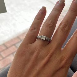 White Gold Diamond Engagement Ring  Thumbnail
