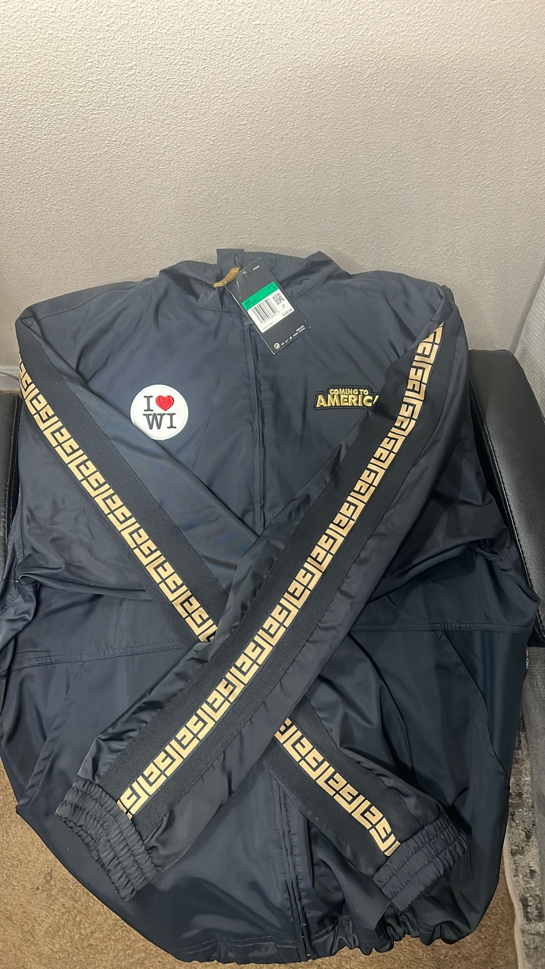 Nike, Coming To America Jacket, Windbreaker Navy Blue