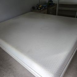 Tuff And Needle Cal King Matress With Frame FREE