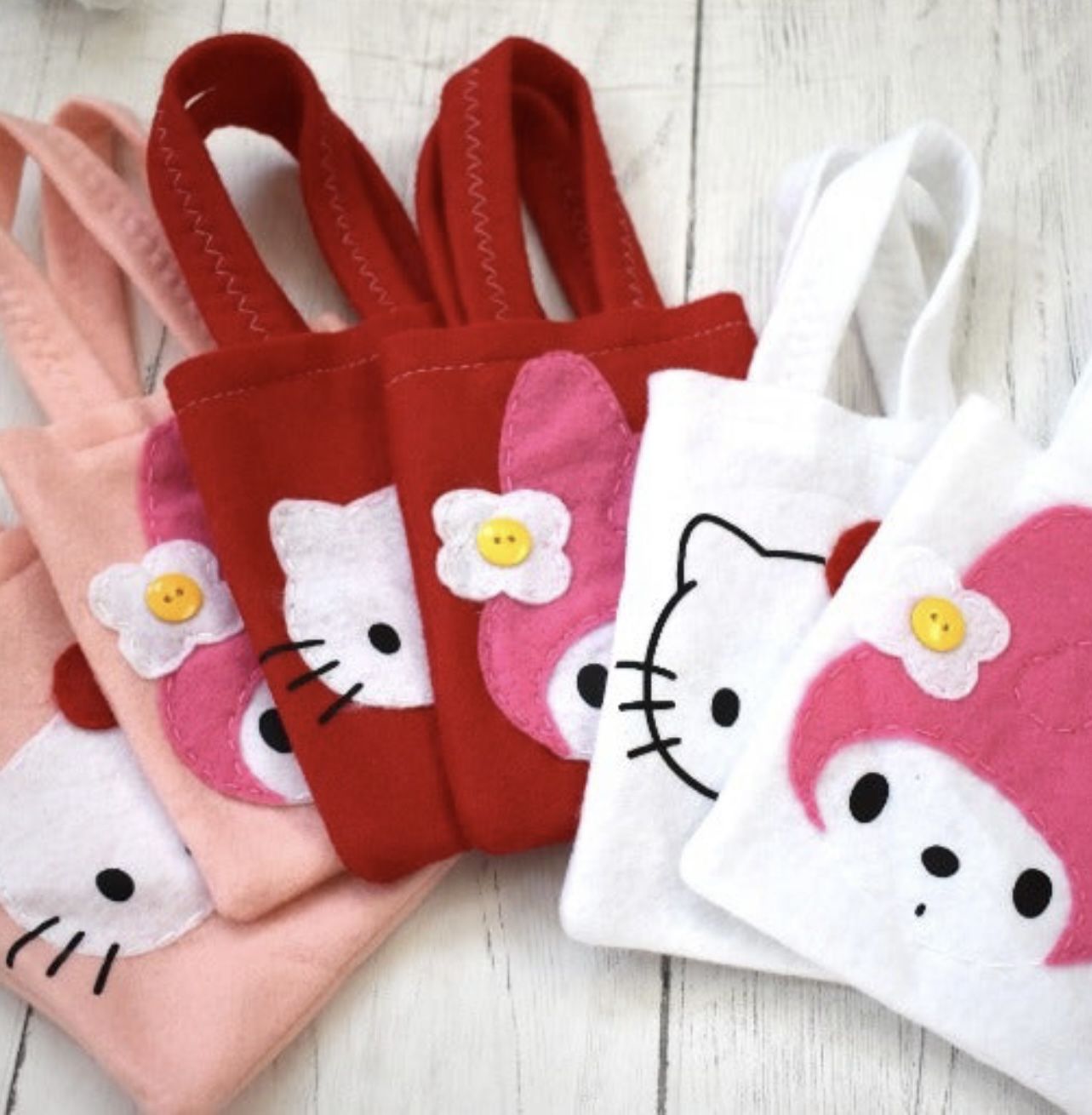 Hello Kitty Felt Party Bags / Hello Kitty Party