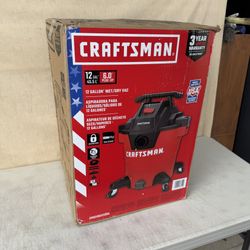 (New) CRAFTSMAN 12 gal, 6 HP SHOP VACUUM