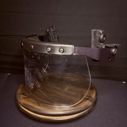 Rail Mounted DK7 Face Shield For Ballistic Helmet (With Mounts) Heavy Duty USED