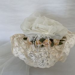 Vintage Wedding Bonnet 
