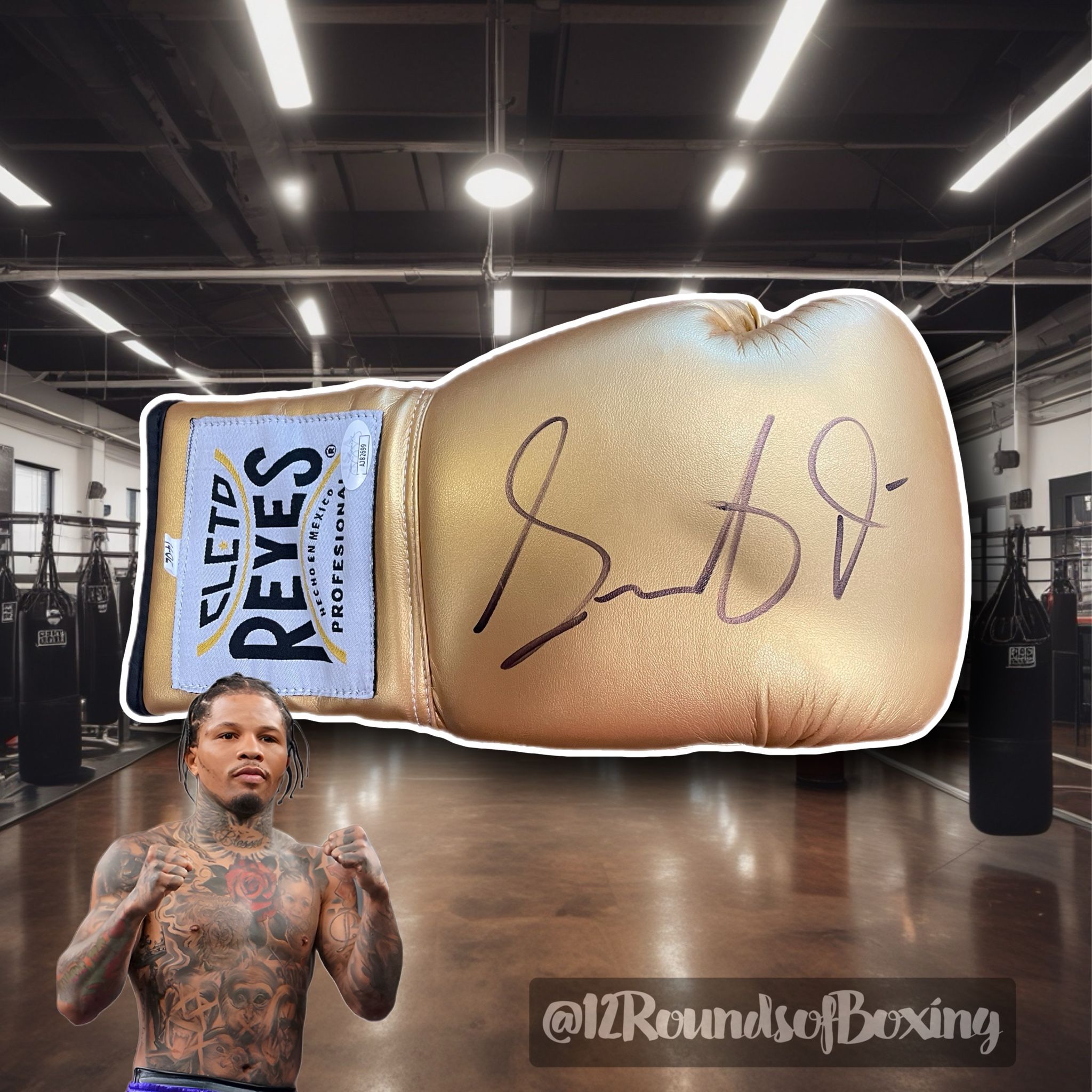 Signed Gervonta Tank Davis boxing glove ( PSA Cert)