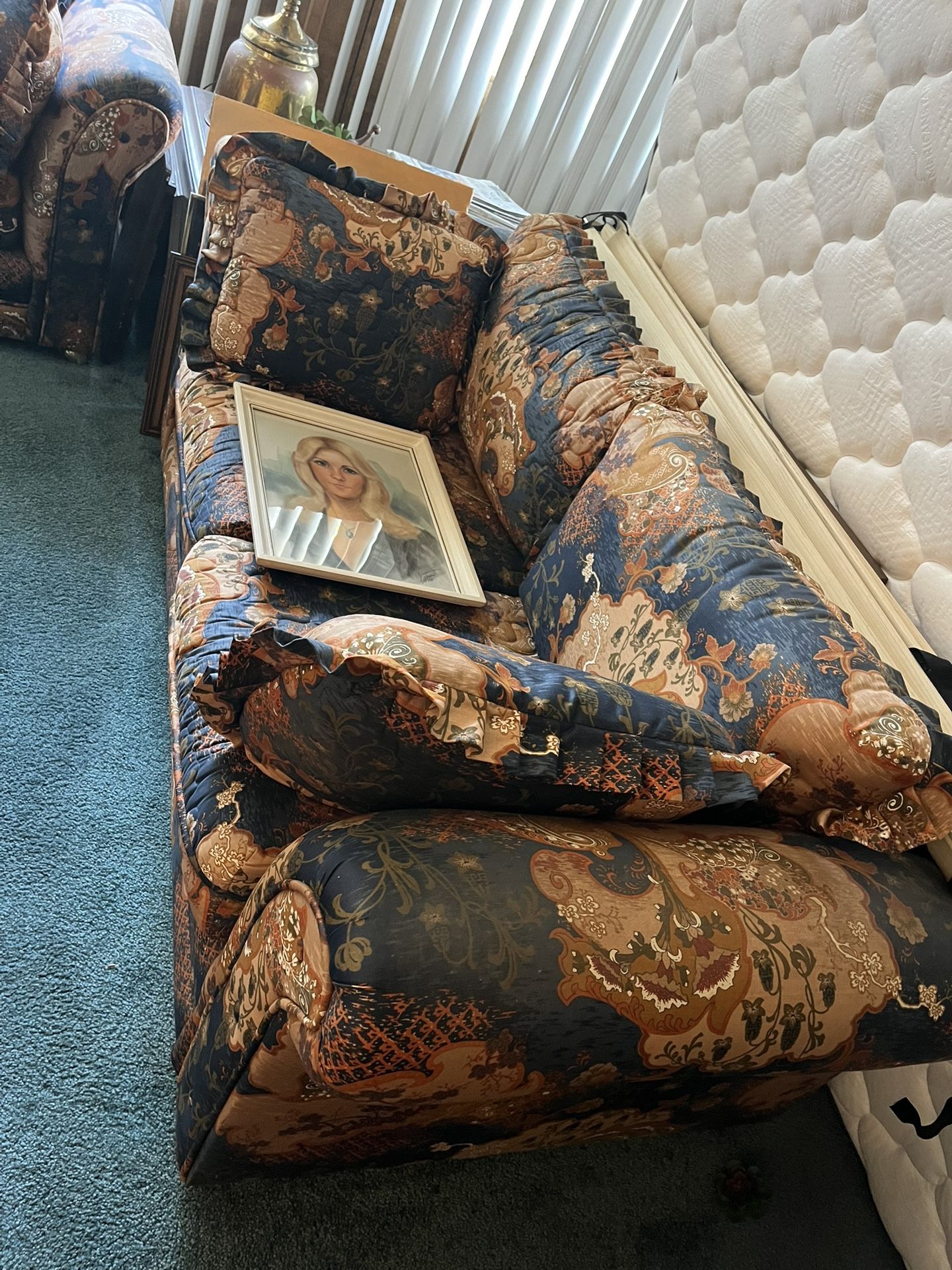 Two couches and coffee table