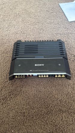 Sony XM-GS4 GS Series 4-Channel Class D Car Audio Amplifier 70W x4 RMS Hi-Res