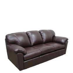 Sofa faux leather and loveseat set