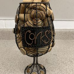 Wine Cork Holder Metal Decoration