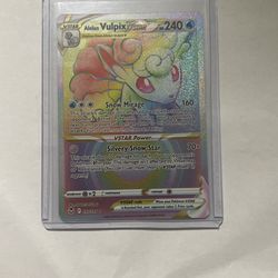 Alolan Vulpix VSTAR 197/195 Secret Rare