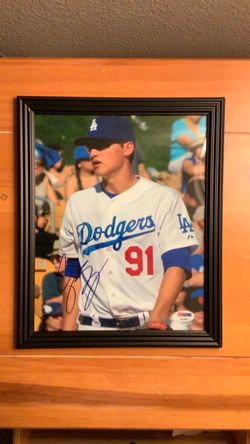 Dodgers Corey Seager Rookie signed I/P Autograph 8x10 Photo PSA Authentication