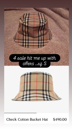 Burberry bucket hat