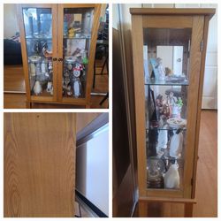 Glass Shelfed Curio Cabinet 