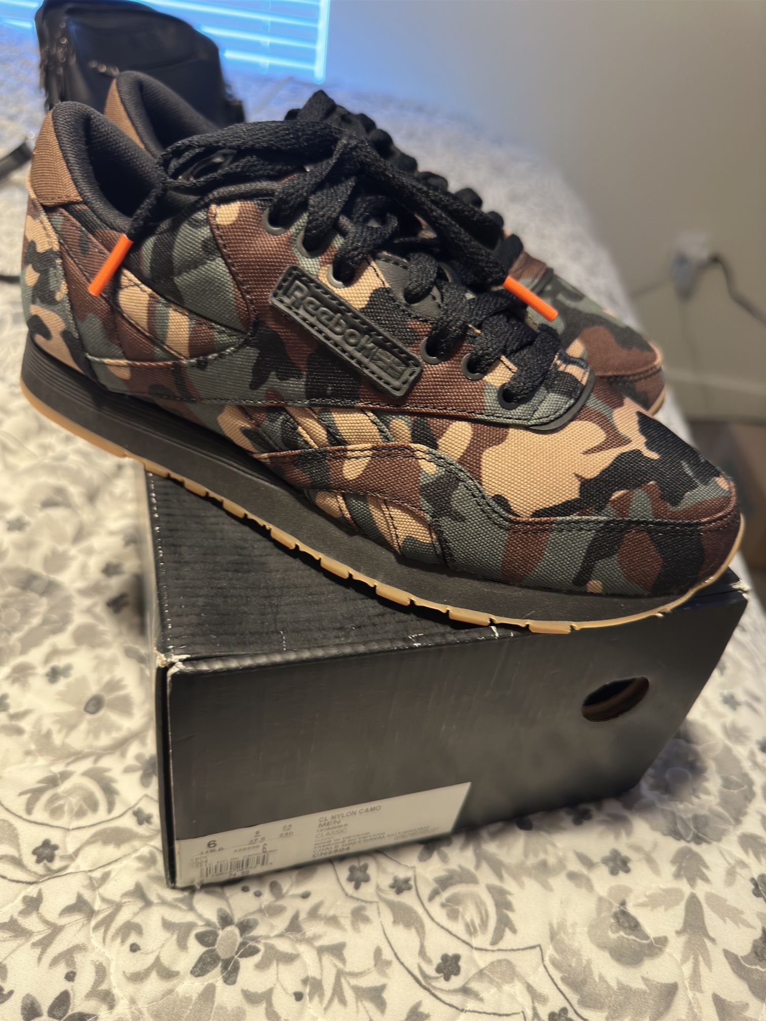 Camo Reeboks