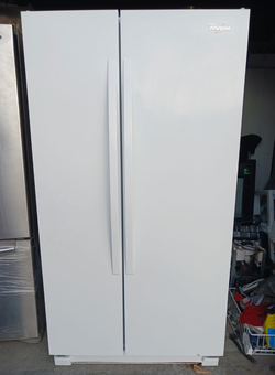 Whirlpool Side by Side Refrigerator White with AdjustableShelves