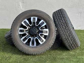 OEM 20" GMC Sierra 3500HD Rims ALYGZ068U45 Wheels GMC Sierra 2500HD Denali 8x180 Tires A/T 275/65R20 