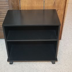 Black Rolling Shelving Unit
