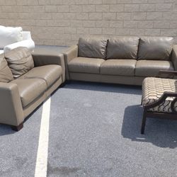 Nice Leather Living Room Set 