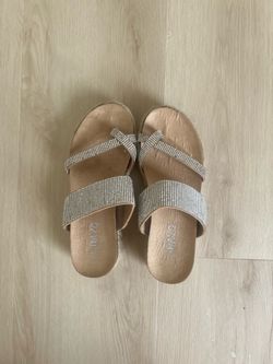 Sparkly Wedge Sandals