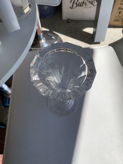 Candle Holder Crystal 