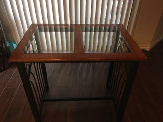 Glass Top Table 