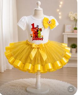 Teletubbies, personalized Teletubbies birthday outfit