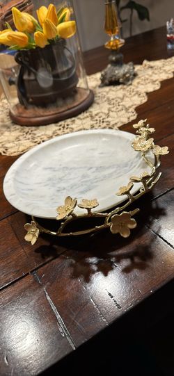 Michael Aram Cherry Blossom Marble Trinket Tray