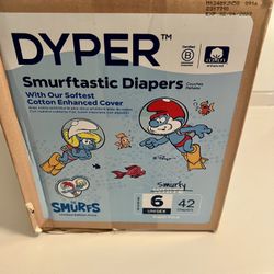 Dyper Size 6 Diapers Box 