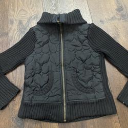 Girls Black Jacket Size 10/12 By Greendog #7