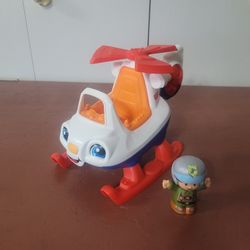 Fisher Price Little People Helicopter 