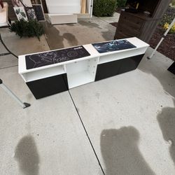 White TV Stand 