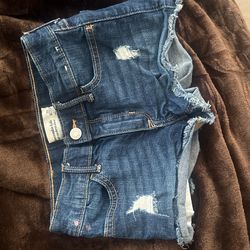 Girls Abercrombie Shortie Shorts 7/8