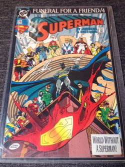 DC comics: Superman funeral