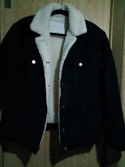 Corduroy Jacket Sherpa Inside 