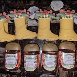 Vera Bradley Bath And Body Works Rain Boot Pocketbac Holder 