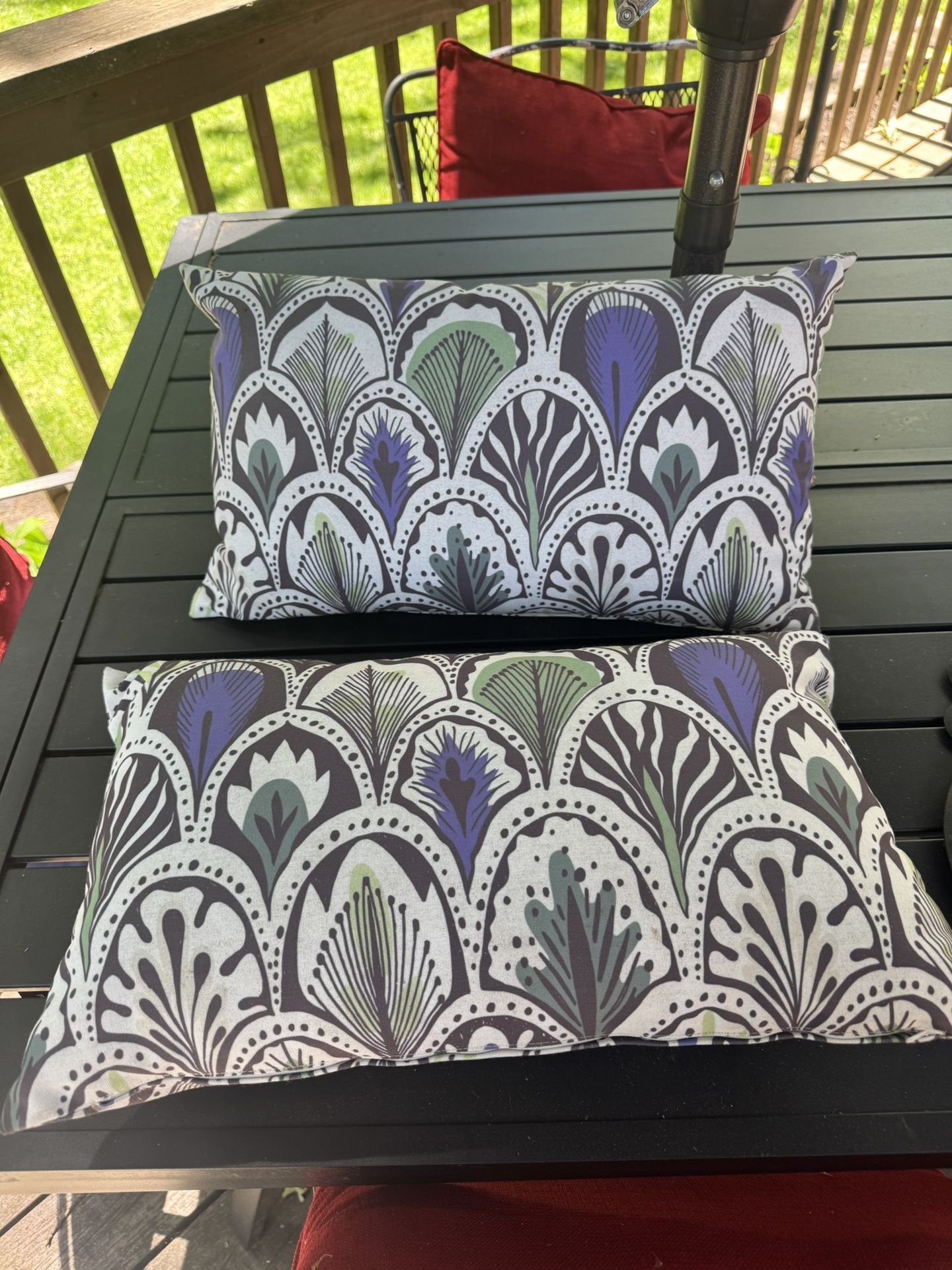 2 Outdoor Pillows