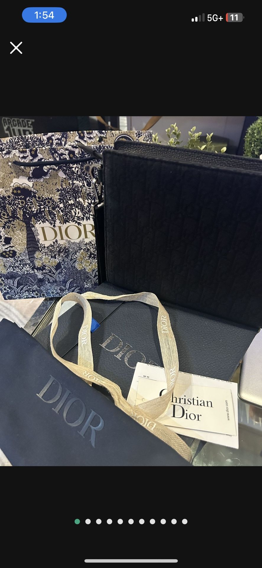 Dior Authentic A4 Clutch, Jacquard -NWT, Unisex
