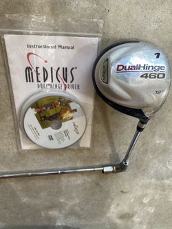 Médicus dual hinge Golf Club with manual and DVD