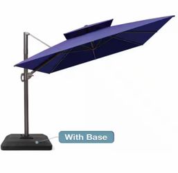 12 ft. x 9 FT. Outdoor Aluminum Cantilever Umbrella