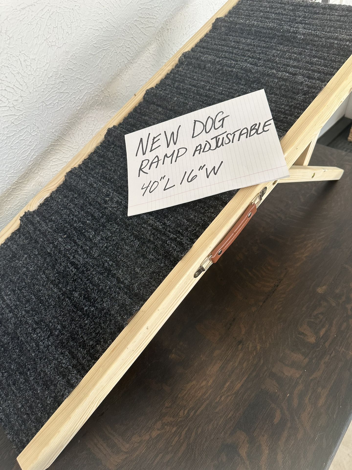 New Adjustable Height Dog Ramp