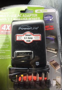 Powerline universal ac power adapter