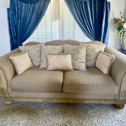 Sofa & Loveseat. Price Is Negotiable. NO HOLD 