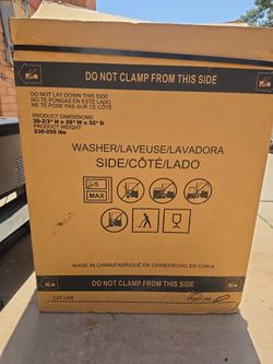.new clothes washer