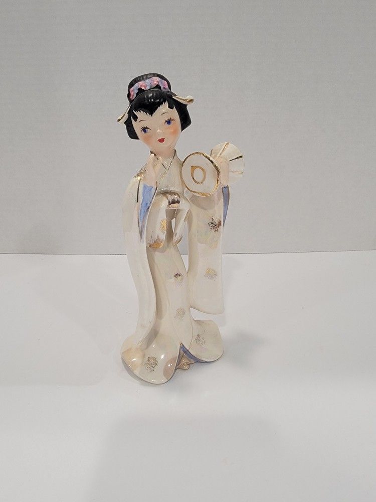 Vintage Ceramic Japanese Girl Lady Woman Figurine