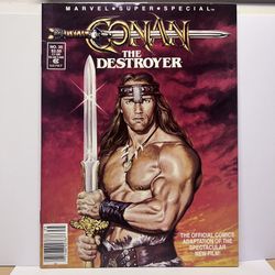 Conan The Destroyer - Marvel Super Special # 35 Movie Adaptation 1989