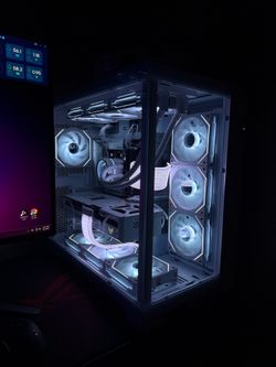 RGB Gaming PC AMD Ryzen 7 9700X RTX 5070 Ti 32GB DDR5 RAM Lian Li fans