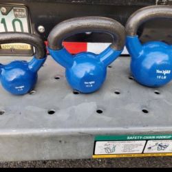Kettlebells 5,10,15 lbs